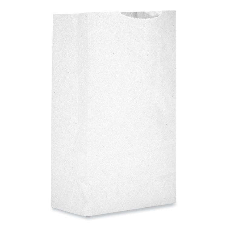 Grocery Paper Bags, #2 Size, 4.13" x 2.63" x 7.88", White, 500/Bundle