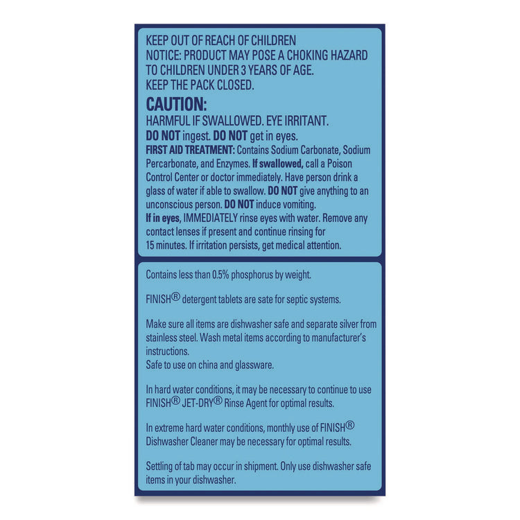 Powerball Dishwasher Tabs, Fresh Scent, 94/Box, 4 Boxes/Carton