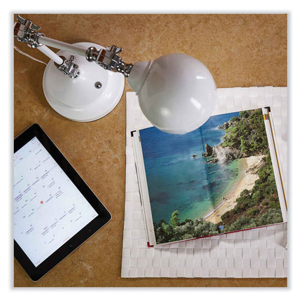 Wellness Series Revive LED Desk Lamp, 15.5" High, White