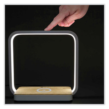 Wireless Charging Station with Night Light, USB, White