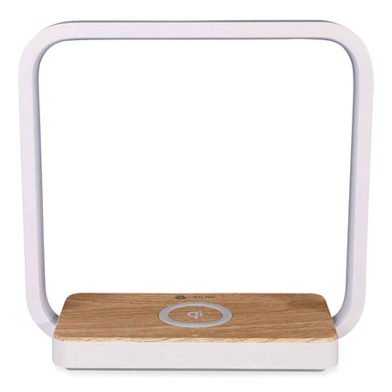 Wireless Charging Station with Night Light, USB, White