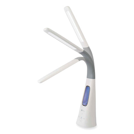 Cool Breeze Fan Lamp, 15" to 26.5" High, White