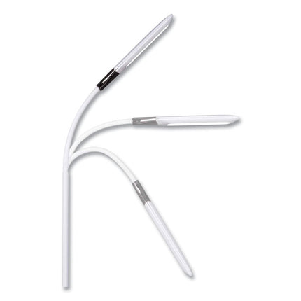 Wellness Series Sanitizing Enhance LED Desk Lamp, 8.5" to 11" High, White