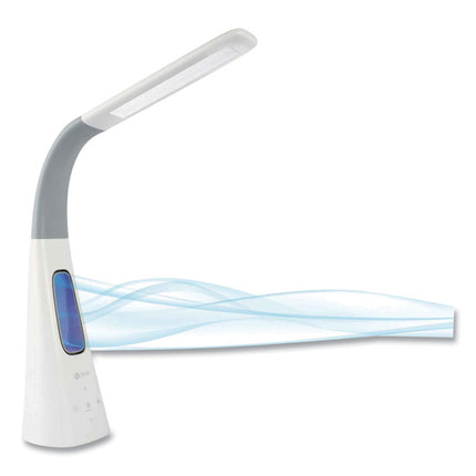 Cool Breeze Fan Lamp, 15" to 26.5" High, White