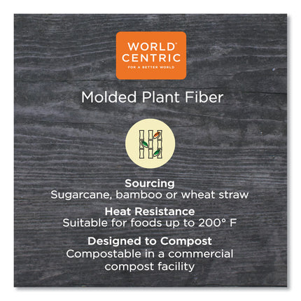 Fiber Plates, Paper, 7" dia, Natural, 1,000/Carton