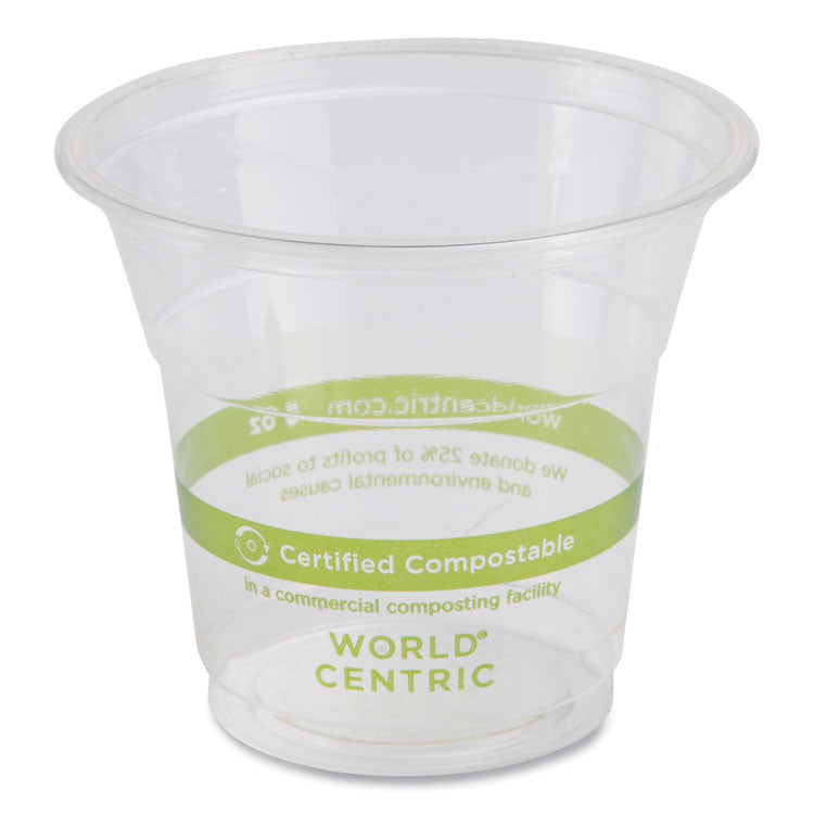 PLA Clear Cold Cups, 5 oz, Plastic, Clear, 2,000/Carton