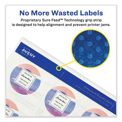 Laser/Inkjet Media Labels, Inkjet/Laser Printers, 2 x 2, White, 12 Labels/Sheet, 10 Sheets/Pack