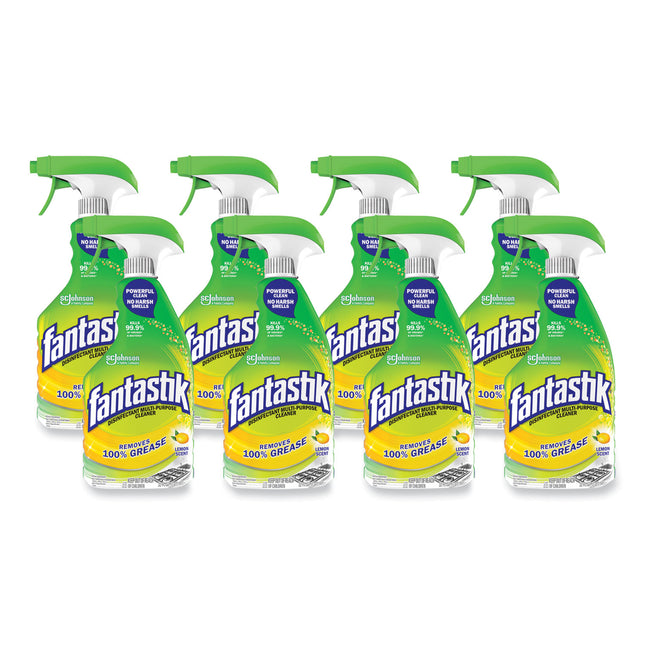 Disinfectant Multi-Purpose Cleaner Lemon Scent, 32 Oz Spray Bottle, 8/carton