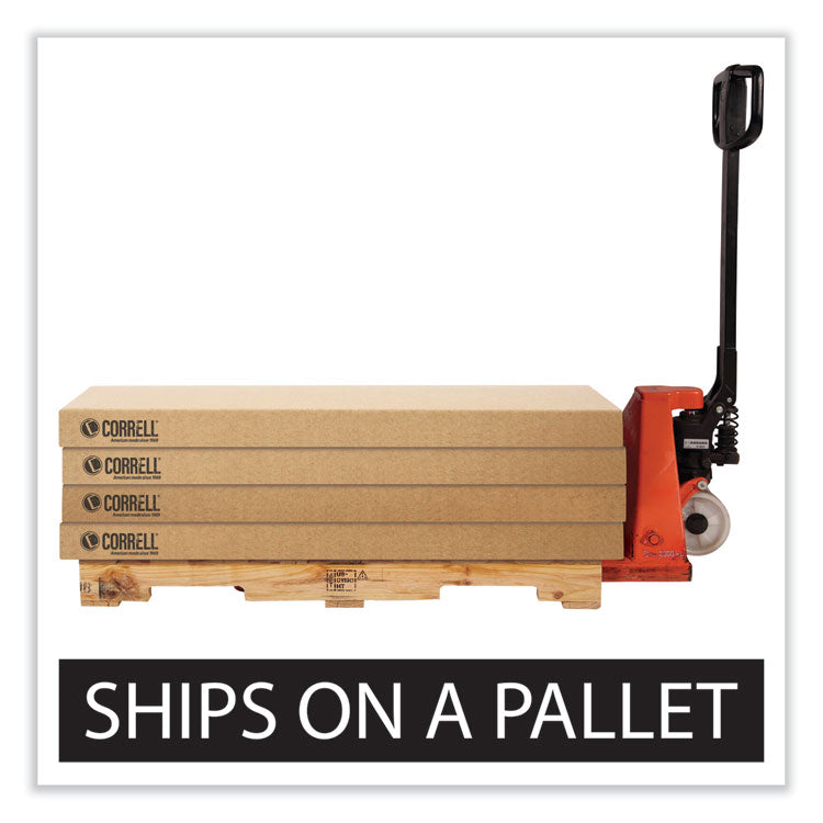 Adjustable Folding Tables, Rectangular, 72" x 30" x 22" to 32", Mocha Granite Top, Brown Legs, 4/Pallet