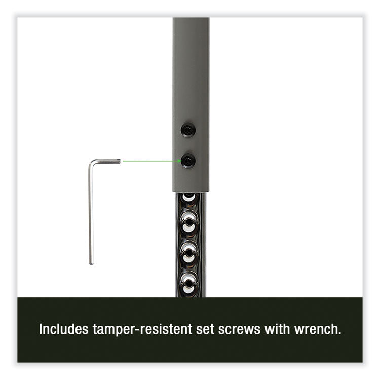 Adjustable Activity Tables, Square, 48" x 48" x 19" to 29", Gray Top, Silver Legs, 4/Pallet