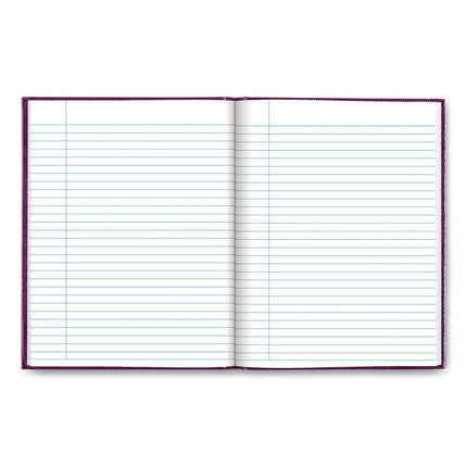 Executive Notebook, 1-Subject, Medium/College Rule, Grape Cover, (72) 9.25 x 7.25 Sheets