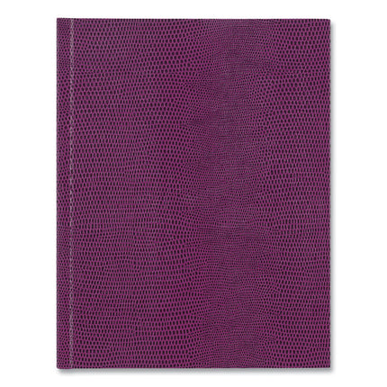 Executive Notebook, 1-Subject, Medium/College Rule, Grape Cover, (72) 9.25 x 7.25 Sheets