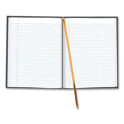 Executive Notebook with Ribbon Bookmark, 1-Subject, Medium/College Rule, Cool Gray Cover, (75) 10.75 x 8.5 Sheets