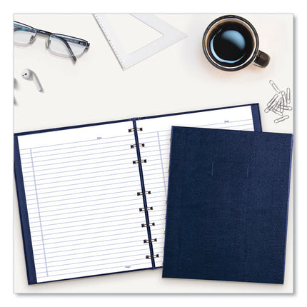 NotePro Notebook, 1-Subject, Medium/College Rule, Indigo Blue Cover, (75) 9.25 x 7.25 Sheets