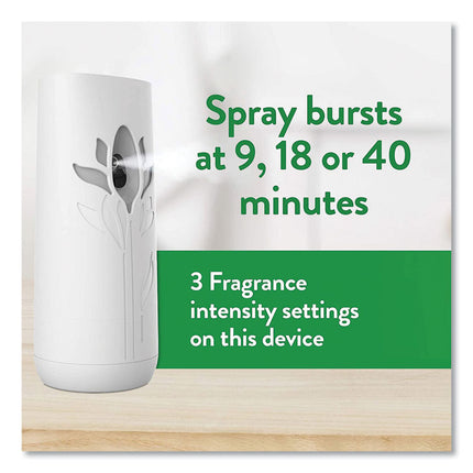 Freshmatic Life Scents Starter Kit, Automatic Sprayer/5.89 oz White Flowers and Melon Summer Delights Refill/Battery