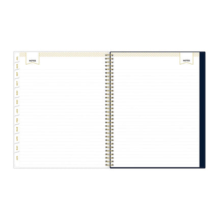 Day Designer Peyton Create-Your-Own Cover Weekly/Monthly Planner, Floral, 11 x 8.5, Navy, 12-Month (July to June): 2024-2025