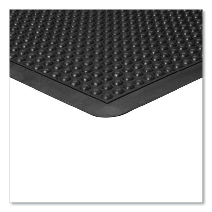 Bubble Flex Anti-Fatigue Mat, Rectangular, 24 x 36, Black