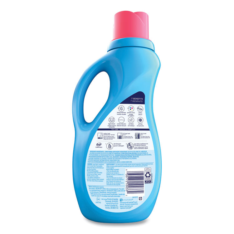 Liquid Fabric Softener, April Fresh, 44 oz Bottle, 6/Carton