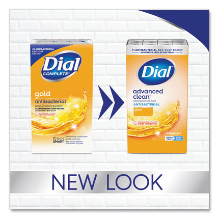 Deodorant Bar Soap, Iconic Dial Gold Fragrance, 4 oz, 36/Carton