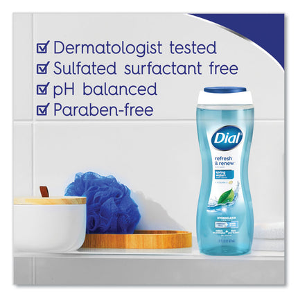 Body Wash, Spring Water Scent, 16 oz, 6/Carton