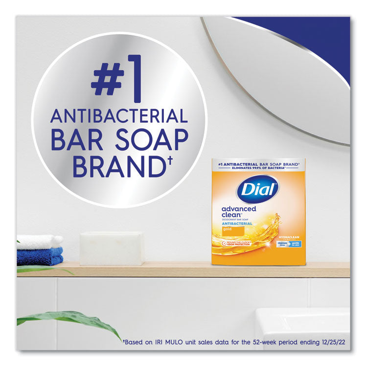 Deodorant Bar Soap, Iconic Dial Gold Fragrance, 4 oz, 36/Carton