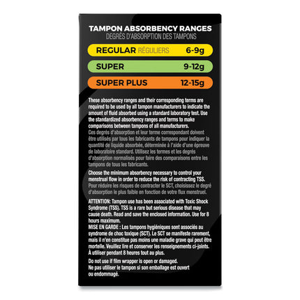 U by Kotex Click Compact Tampons, Super Absorbency, 16/Pack, 8 Packs/Carton