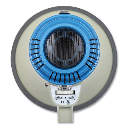 Megaphone, 12 W to 25 W, 1,000 yds Range, White/Blue