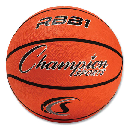 Rubber Sports Ball, For Basketball, No. 7 Size, Official Size, Orange