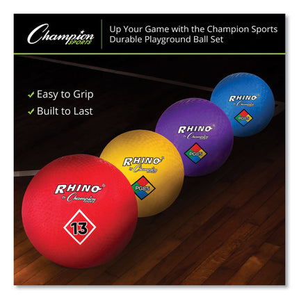 Playground Ball Set, Multi-Size, Multi-Color, 14/set