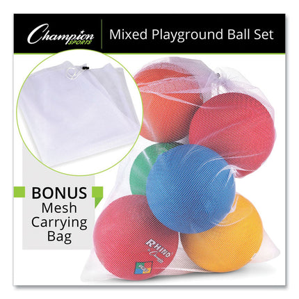 Playground Ball Set, Multi-Size, Multi-Color, 14/set
