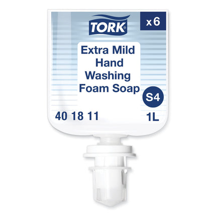 Extra Mild Foam Soap Refill, Unscented, 1 L, 6/Carton