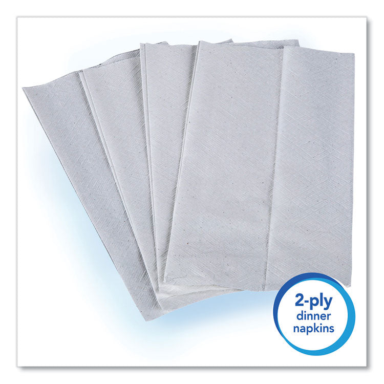 Full-Fold Dispenser Napkins, 1-Ply, 12 x 17, White, 400/Pack, 15 Packs/Carton