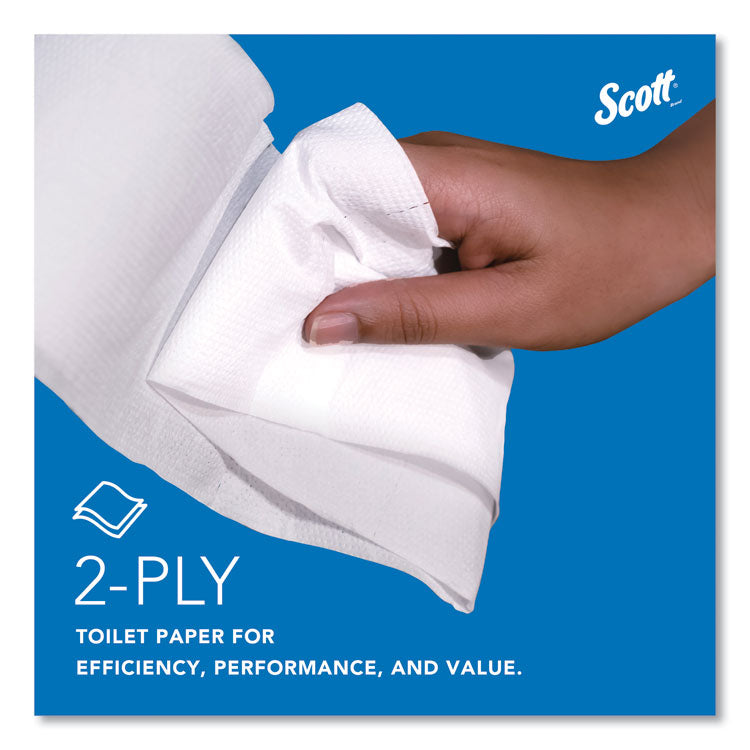 Essential JRT Jumbo Roll Bathroom Tissue, Septic Safe, 2-Ply, White, 3.55" x 1,000 ft, 4 Rolls/Carton