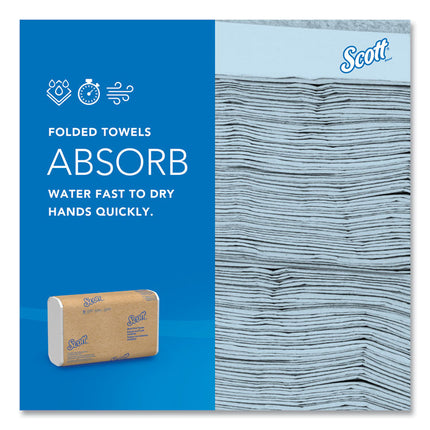 Essential Multi-Fold Towels, Plus Tier, Absorbency Pockets, 1-Ply, 9.2 x 9.4, White, 250/Packs, 16 Packs/Carton