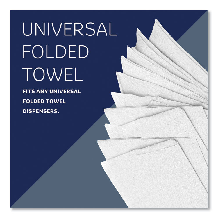 Multi-Fold Paper Towels, 1-Ply, 9.2 x 9.4, White, 150/Pack, 16 Packs/Carton
