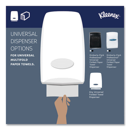 Multi-Fold Paper Towels, 1-Ply, 9.2 x 9.4, White, 150/Pack, 16 Packs/Carton