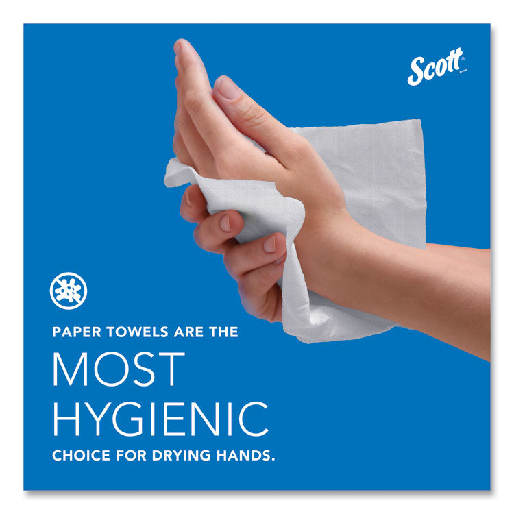 Essential Multi-Fold Towels, Standard Tier, Absorbency Pockets, 1-Ply, 9.2 x 9.4, White, 250/Pack, 16 Packs/Carton