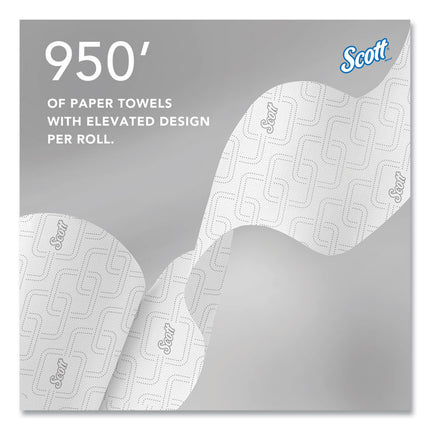 Essential High Capacity Hard Roll Towel, 1-Ply, 8" x 950 ft, White, 6 Rolls/Carton