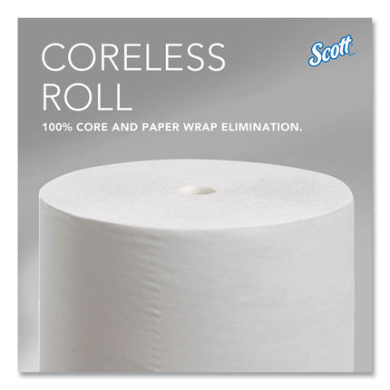 Essential Coreless SRB Bathroom Tissue, Septic Safe, 2-Ply, White, 1,000 Sheets/Roll, 36 Rolls/Carton