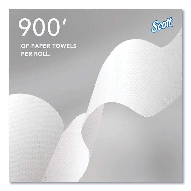 Pro Hard Roll Paper Towels with Absorbency Pockets, for Scott Pro Dispenser, Blue Core Only, 1-Ply, 7.5" x 900 ft, 6 Rolls/CT