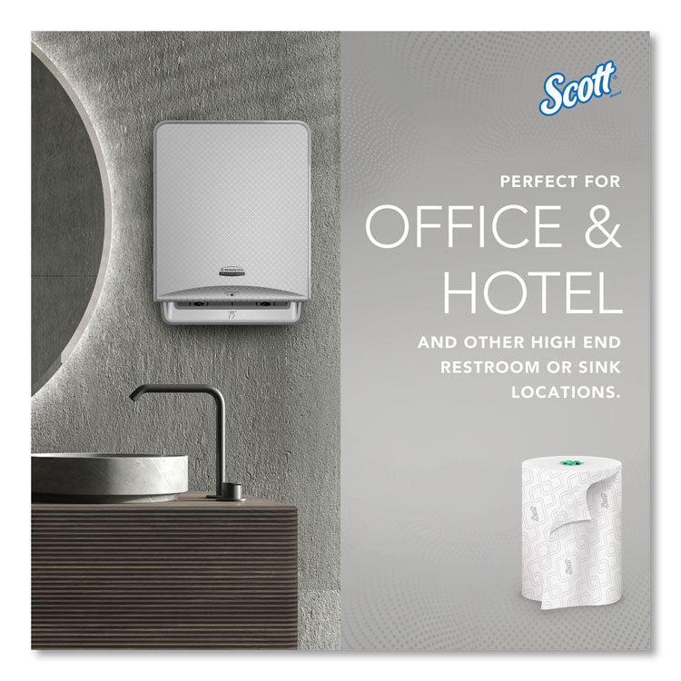 Pro Hard Roll Paper Towels with Elevated Scott Design for Scott Pro Dispenser, Green Core Only, 1-Ply, 1,150 ft, 6 Rolls/CT