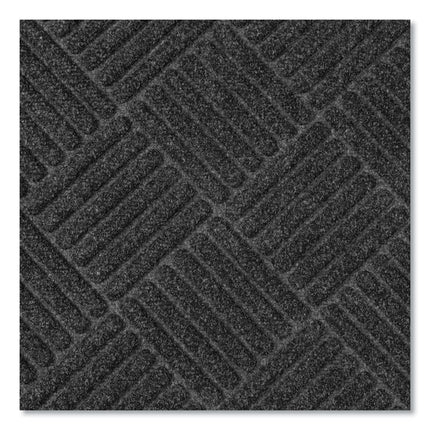 Ecomat Crosshatch Entry Mat, 36 x 60, Charcoal