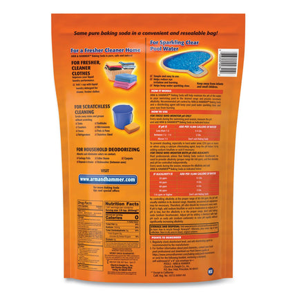Baking Soda, 10.8 lb Resealable Bag