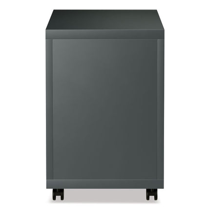 File Pedestal With Full-Length Pull, Left Or Right, 2-Drawers: Box/file, Legal/letter, Charcoal, 14.96" X 19.29" X 21.65"