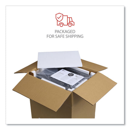 File Pedestal With Full-Length Pull, Left Or Right, 2 Legal/letter-Size File Drawers, Black, 14.96" X 19.29" X 27.75"