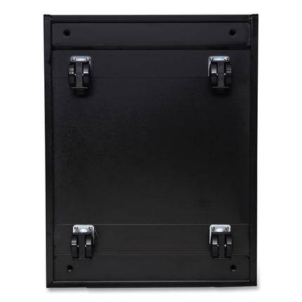 File Pedestal With Full-Length Pull, Left Or Right, 2 Legal/letter-Size File Drawers, Black, 14.96" X 19.29" X 27.75"