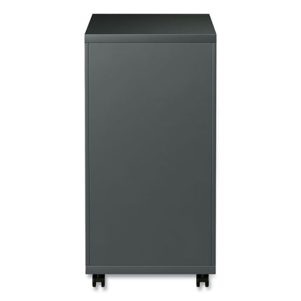 File Pedestal With Full-Length Pull, Left Or Right, 2 Legal/letter-Size File Drawers, Charcoal, 14.96" X 19.29" X 27.75"