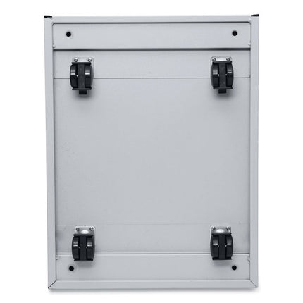 File Pedestal With Full-Length Pull, Left Or Right, 2 Legal/letter-Size File Drawers, Light Gray, 14.96" X 19.29" X 27.75"