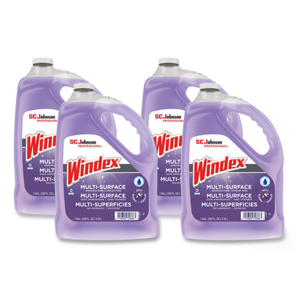 Non-Ammoniated Glass/multi Surface Cleaner, Pleasant Scent, 128 Oz Bottle, 4/ct