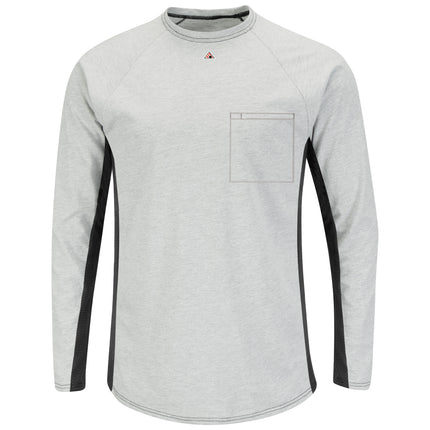 Bulwark® Men's FR Long Sleeve Base Layer with Concealed Chest Pocket / MPS8GY